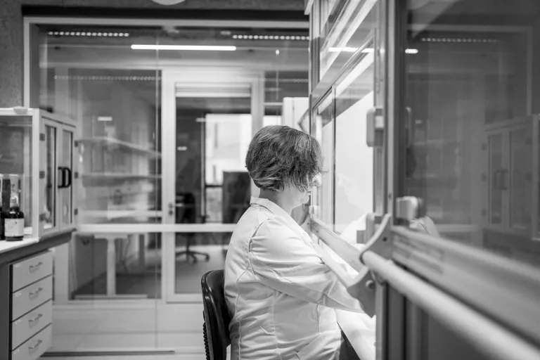 At work